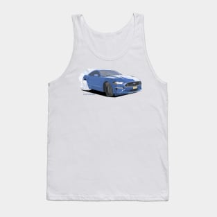 Blue car Tank Top